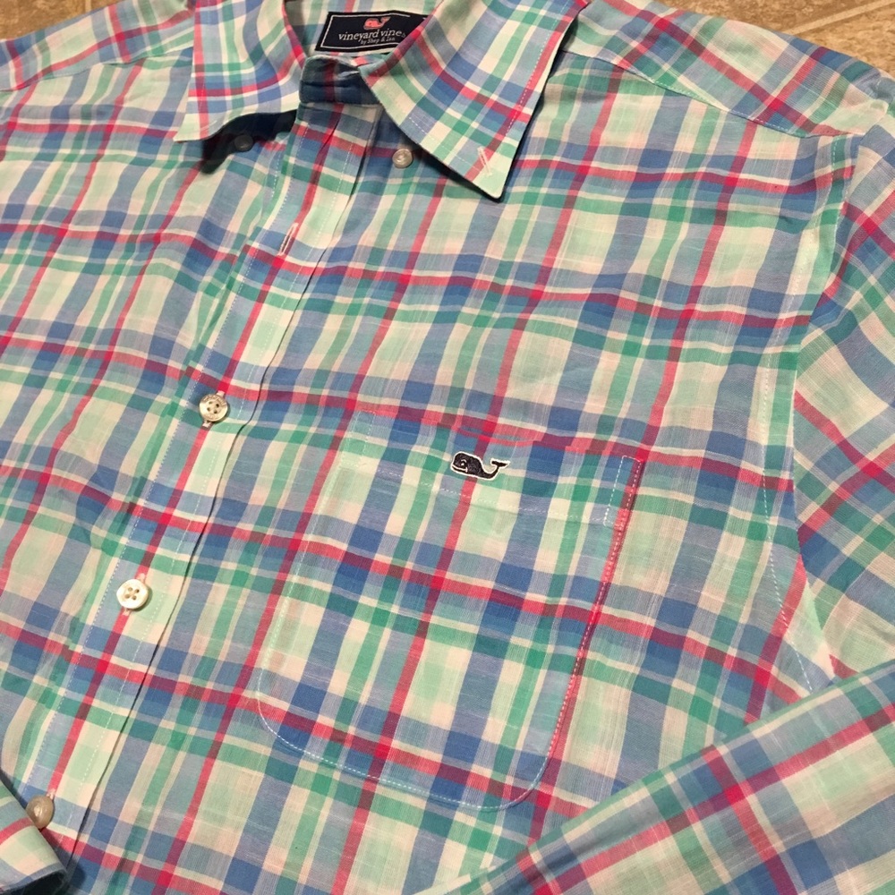 Vineyard Vines Tucker Plaid Button Down Shirt